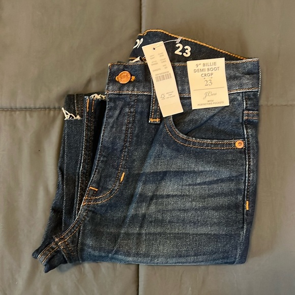 J. Crew Denim - JCrew Billie Demi Boot Crop Size 23 NWT